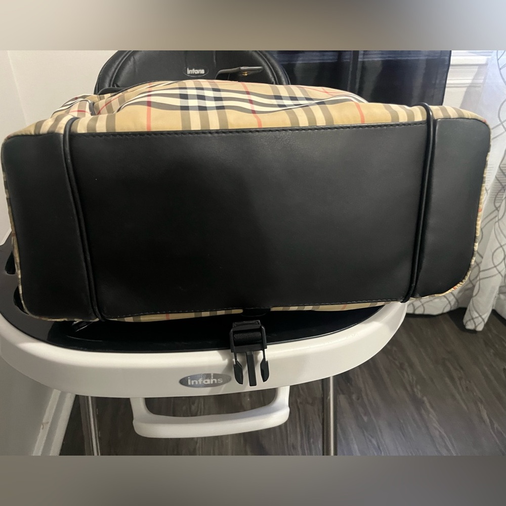 Slightly used unisex Burberry diaper bag